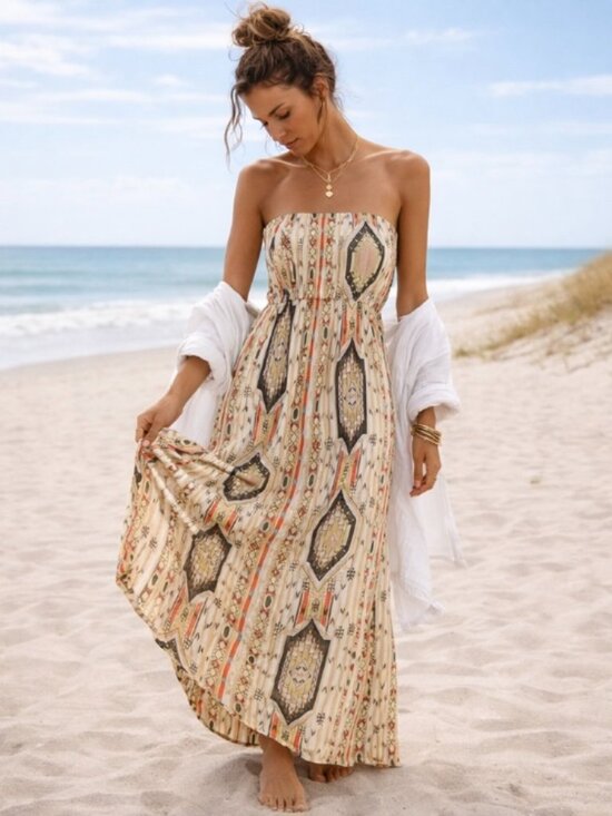 O'neill Dresses & Skirts - O'Neil women's maxi  dress bandeau Size xs boho